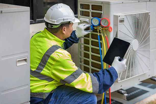 Professional Hvac Maintenance technician working in Sharon, MA